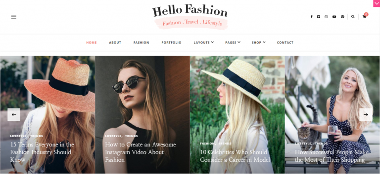 Hello Fashion WordPress Blog Temalari 3